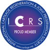 Proud Member of the International Cartilage Regeneration & Joint Preservation Society
